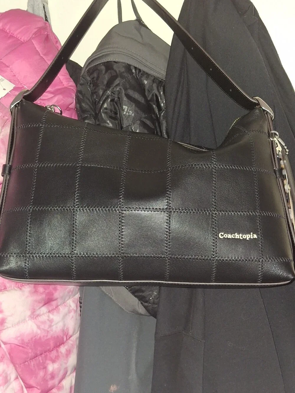 Large Black Coachtopia Alter Ego Bag - Picture 5 of 6